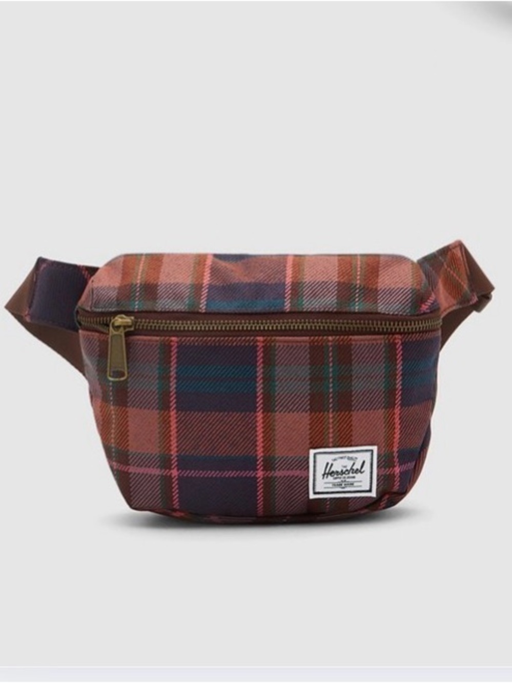 Herschel Red Plaid Hip Pack